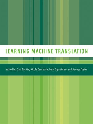 cover image of Learning Machine Translation